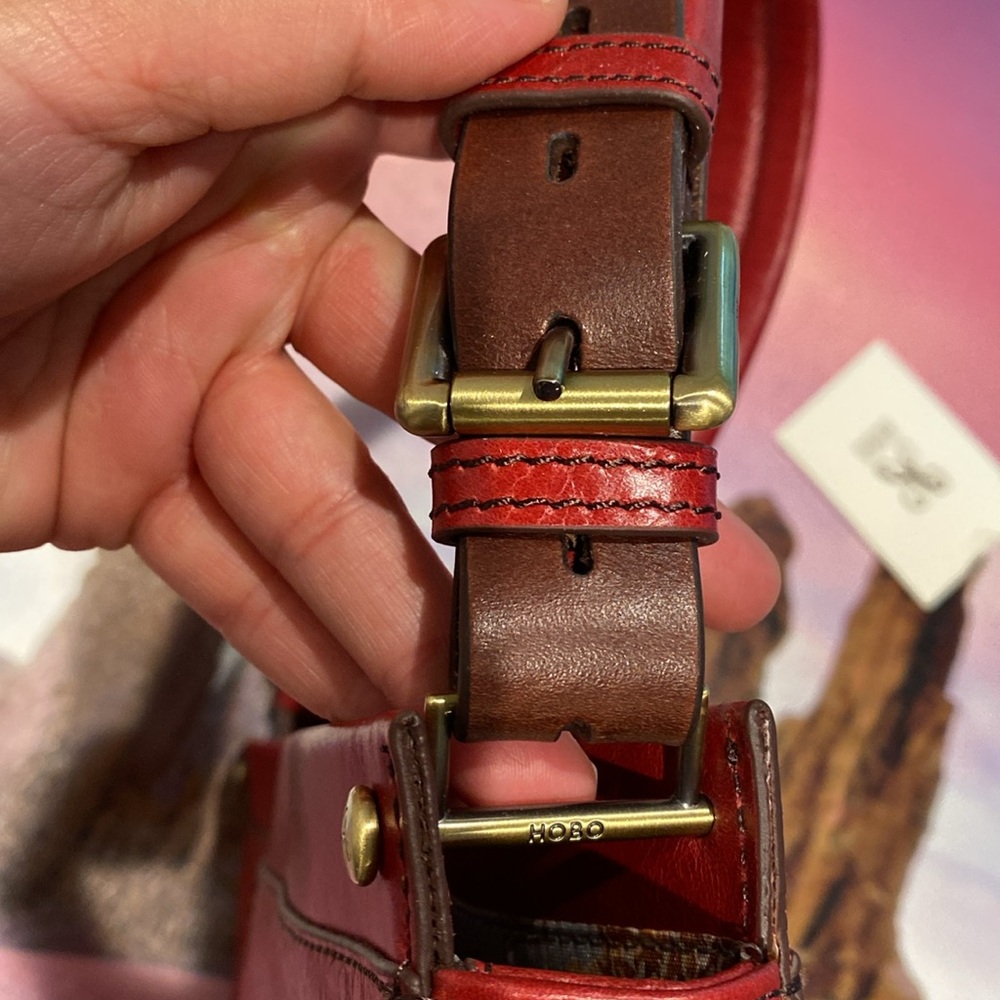 β₯οΈ HOBO leather Satchel Shoulder bag. - Picture 10 of 16